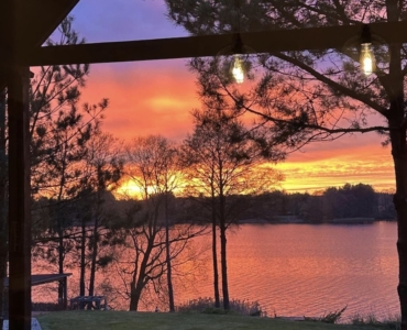 zachód słońca - SIRVIS - jezioro Serwy - Suwalszczyzna