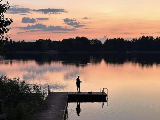 SIRVIS na wodzie, zdjęcie: wędkarstwo - SIRVIS - jezioro Serwy - Suwalszczyzna