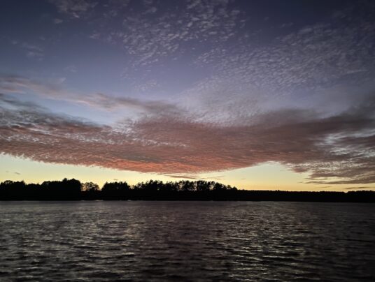 SIRVIS-owe projekcje, zdjęcie: zachód słońca - SIRVIS - jezioro Serwy - Suwalszczyzna